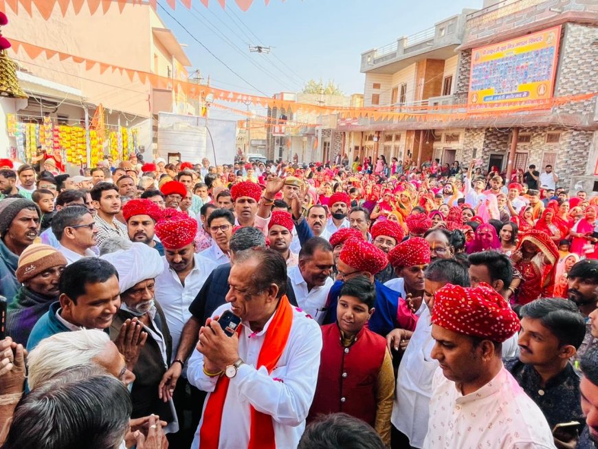 विकसित भारत विकसित राजस्थान के कार्यक्रम से जुड़े जोराराम कुमावत