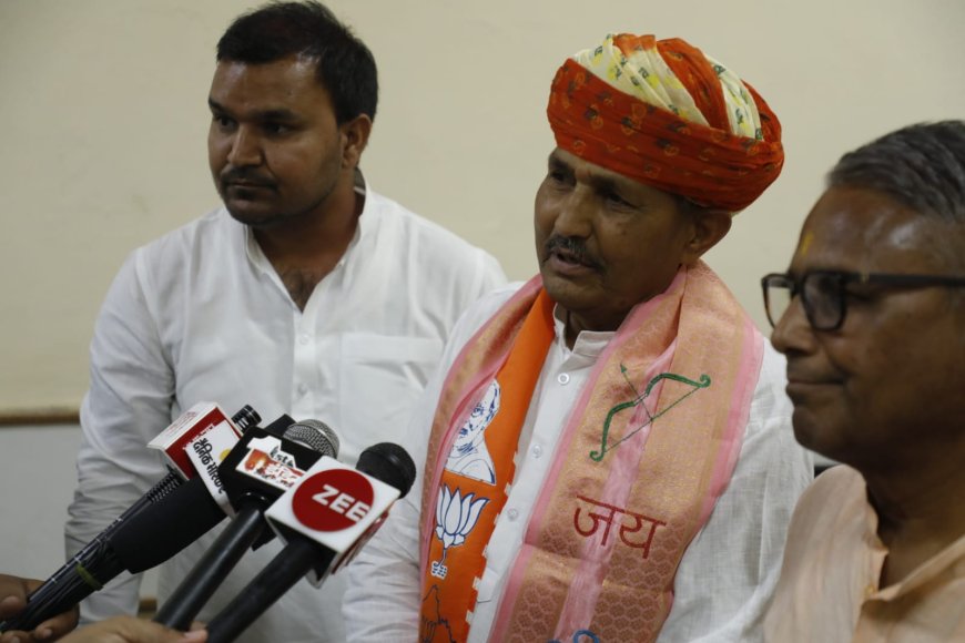 दौसा लोकसभा सीट से बीजेपी चुनावी प्रत्याशी कन्हैयालाल मीणा