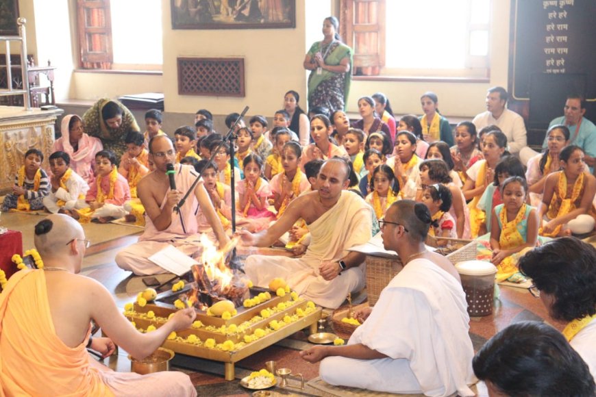 श्री श्री कृष्ण बलराम मंदिर में हुआ नरसिम्हा चतुर्दशी का भव्य आयोजन