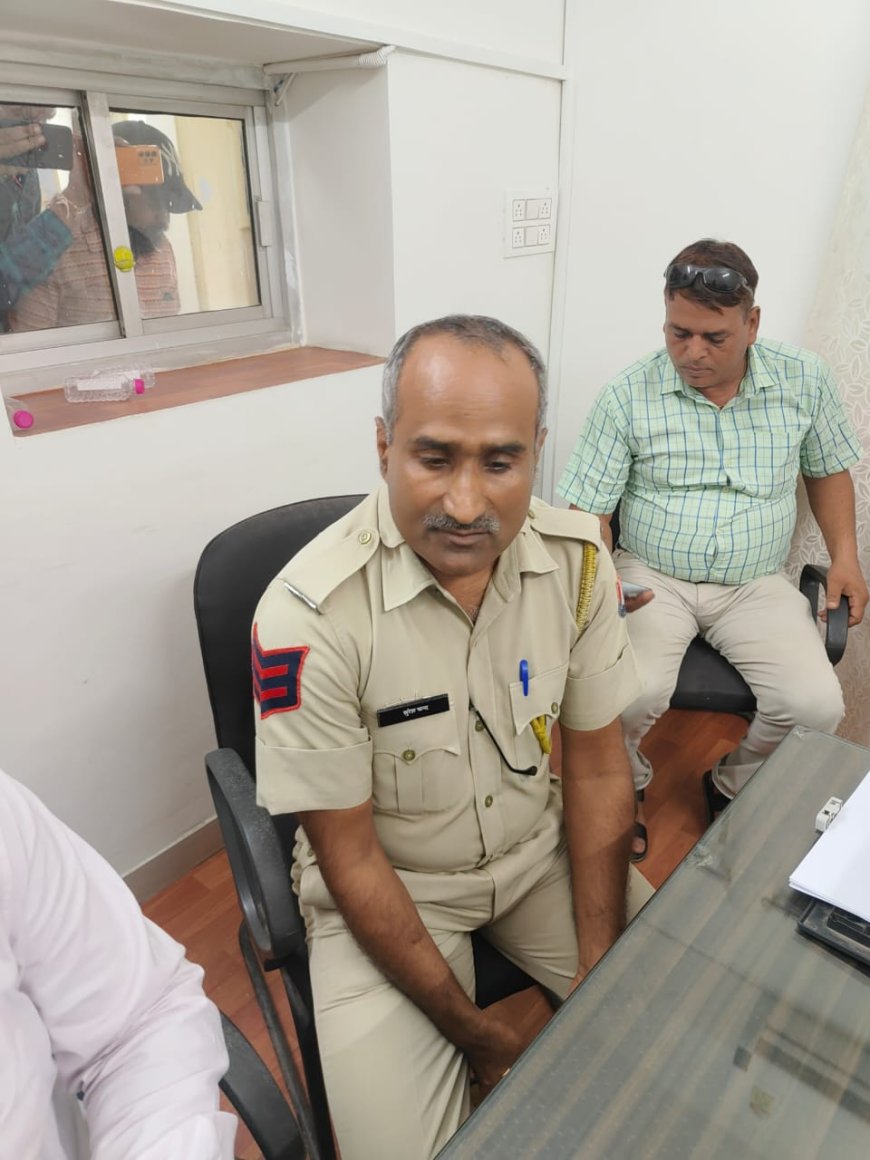 अजमेर में पुलिस हैड कांस्टेबल 10 हजार रुपये रिश्वत लेते रंगे हाथों गिरफ्तार