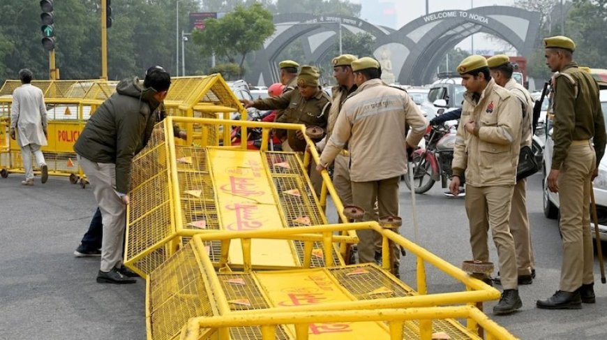 नोएडा से दिल्ली कूच कर रहे किसानों का आंदोलन जारी, दलित प्रेरणा स्थल पर रुके प्रदर्शनकारी