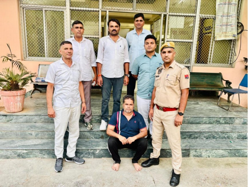 जयपुर- सुपारी देकर हमला करवाने वाला आरोपी "भूरिया चौहान" गिरफ्तार